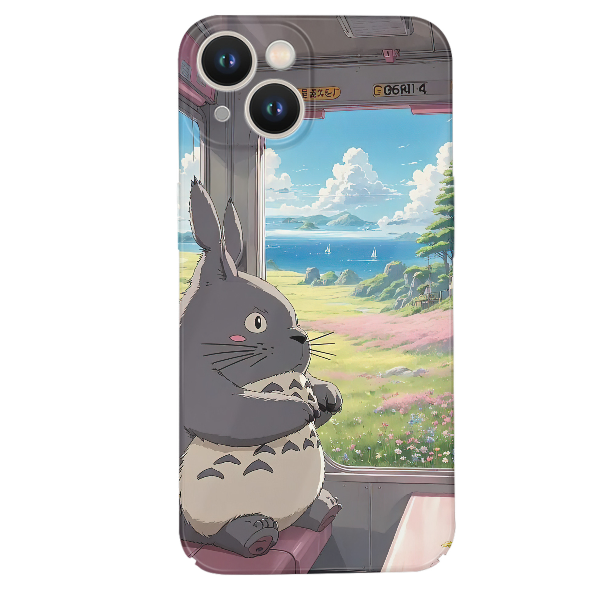 （画像用） となりのトトロ 草壁メイ 草壁サツキ My Neighbor Totoro Satsuki Kusakabe Mei Kusakabe 【iPhone 14シリーズ対応】ハードケース